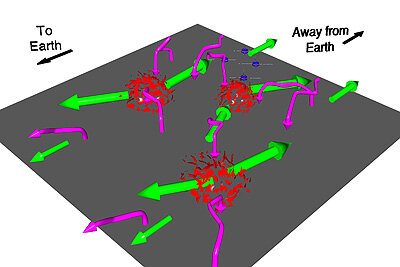 Magnetic field structure within a plasma flow reversal region