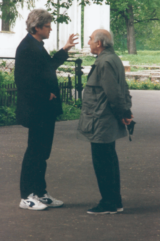 Bo Thidé (till vänster) har fått mycket hjälp och stöd av Vitalij Ginzburg vid Lebedev-institutet för fysik i Moskva