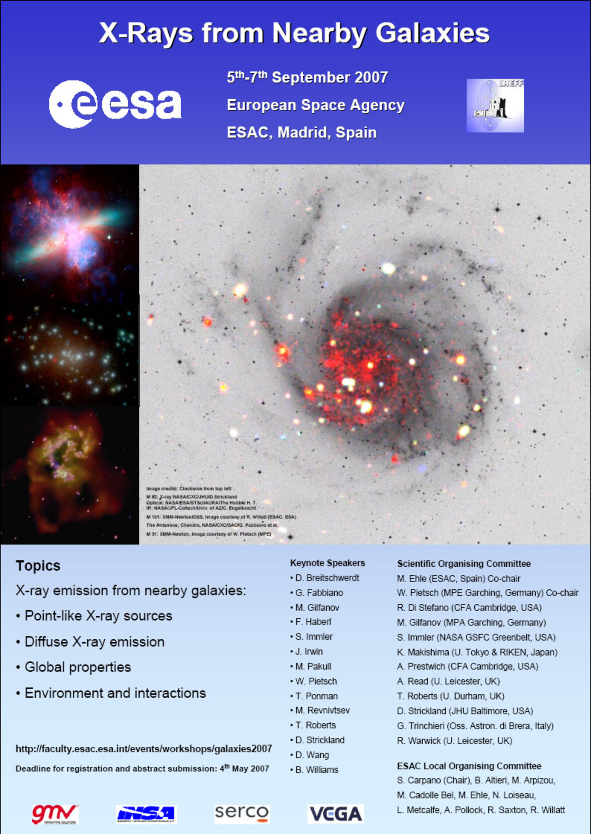 Cartel del Congreso X-rays from Nearby Galaxies