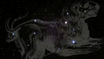 A zoom from a wide-field image of Leo towards the interacting galaxies Arp 87.