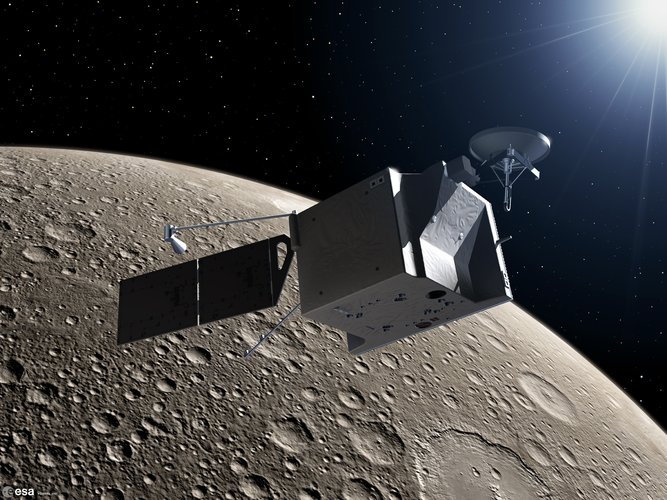 Artist's impression of BepiColombo