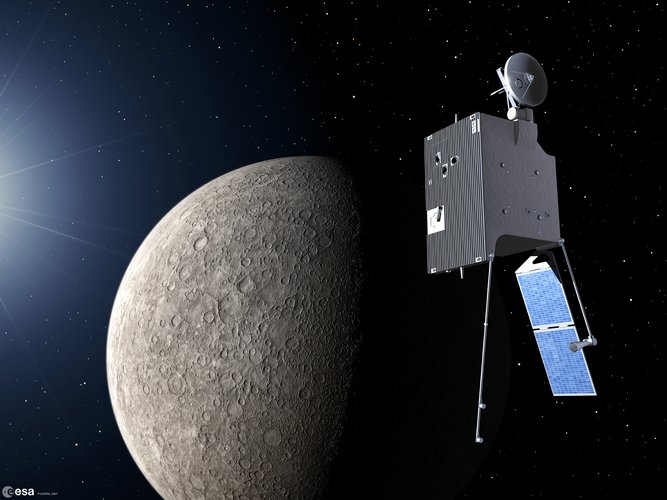 Artist's impression of BepiColombo