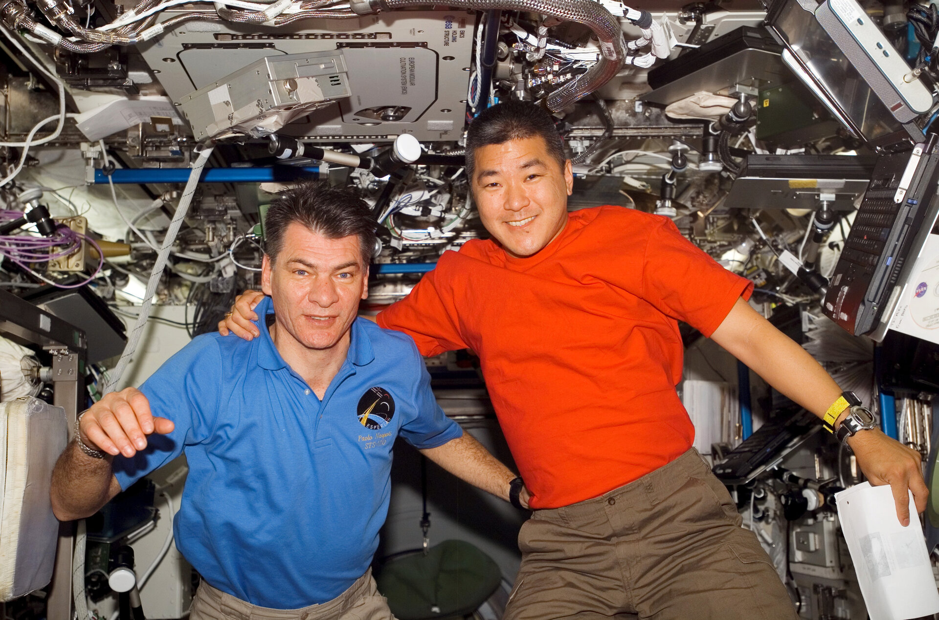 Paolo Nespoli and Daniel Tani