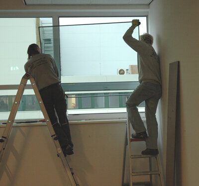 The window goes back