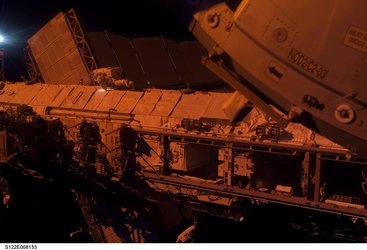 Hans Schlegel during his second spacewalk