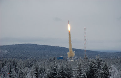 Klockan 1230 på torsdagen steg Texus 44 till väders