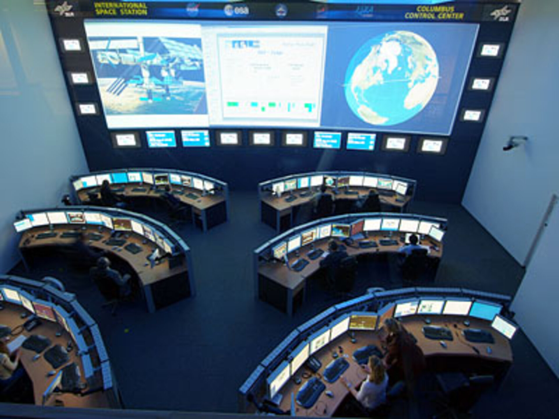 Das Columbus-Kontrollzentrum Oberpfaffenhofen