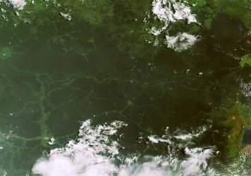 Envisat image of the Democratic Republic of Congo