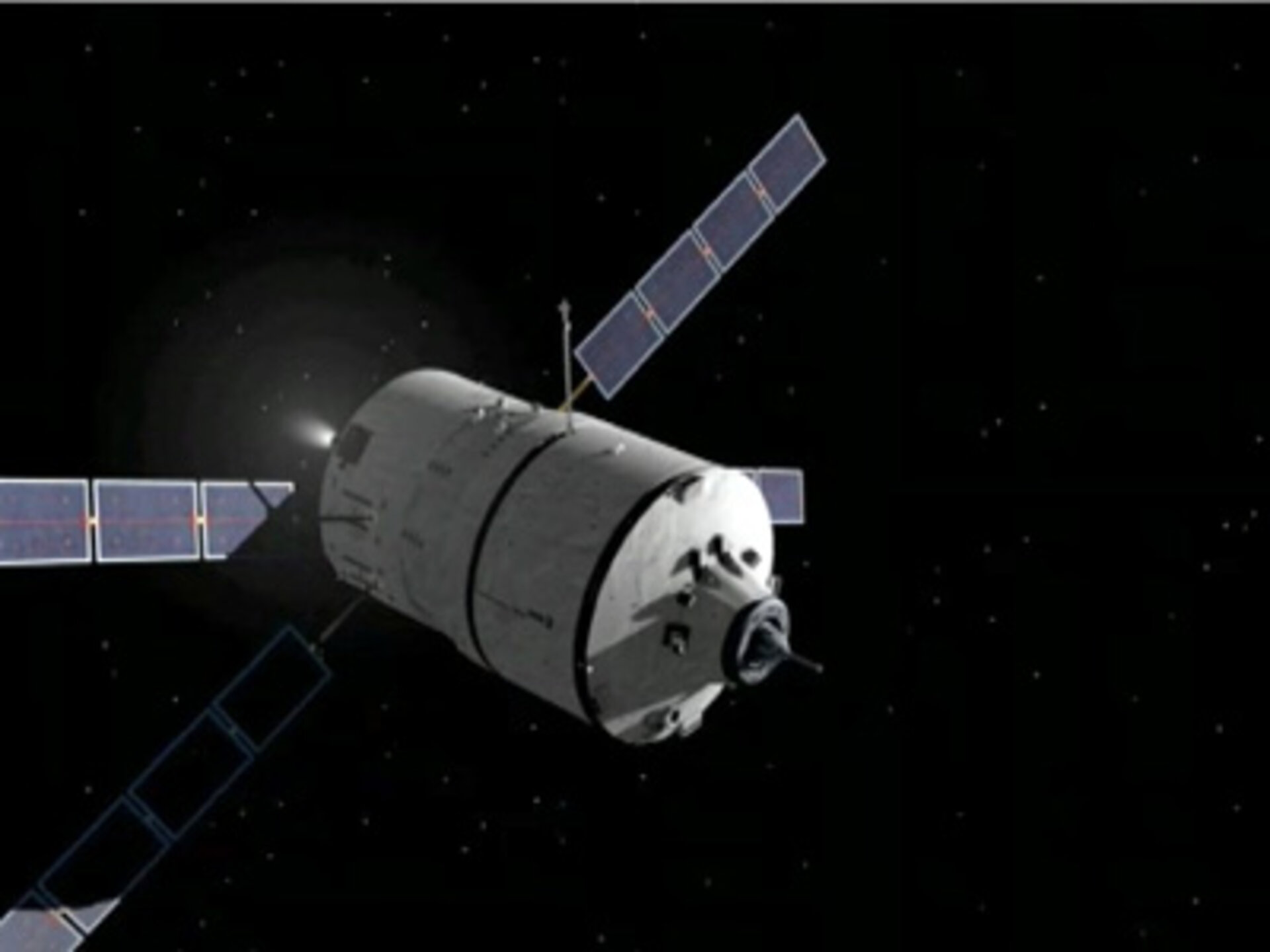 ATV <i>Jules Verne</i> po odpojení od stanice v roce 2008