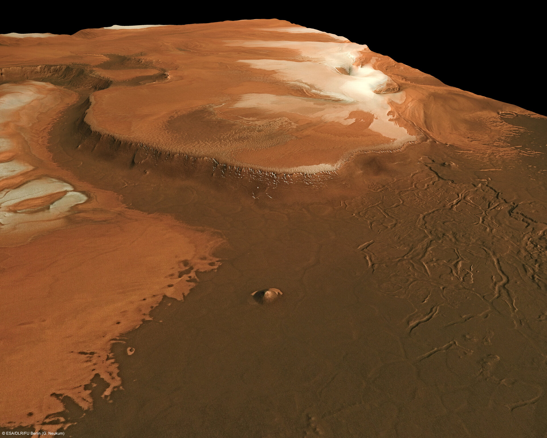 Rupes Tenuis sett ovenfra, i svart-hvitt