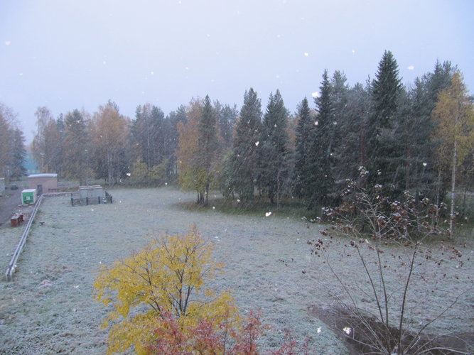 Weather turns wintery