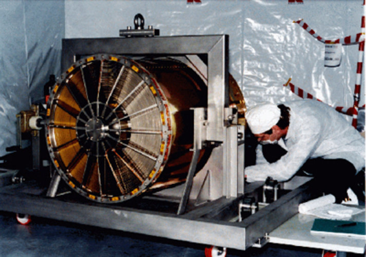 Stacked telescope mirrors of ESA's current XMM-Newton