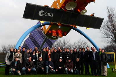 Účastníci workshopu „Fly Your Thesis!“