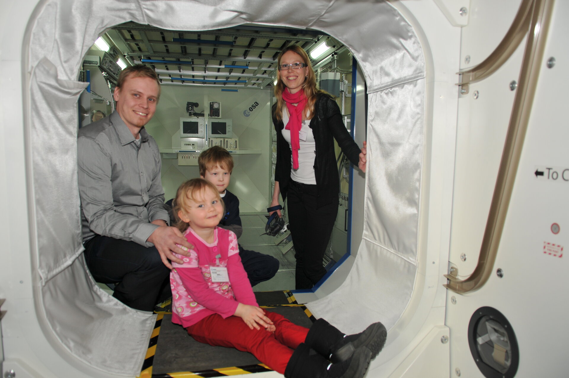 Esas Familie im Columbus Labor