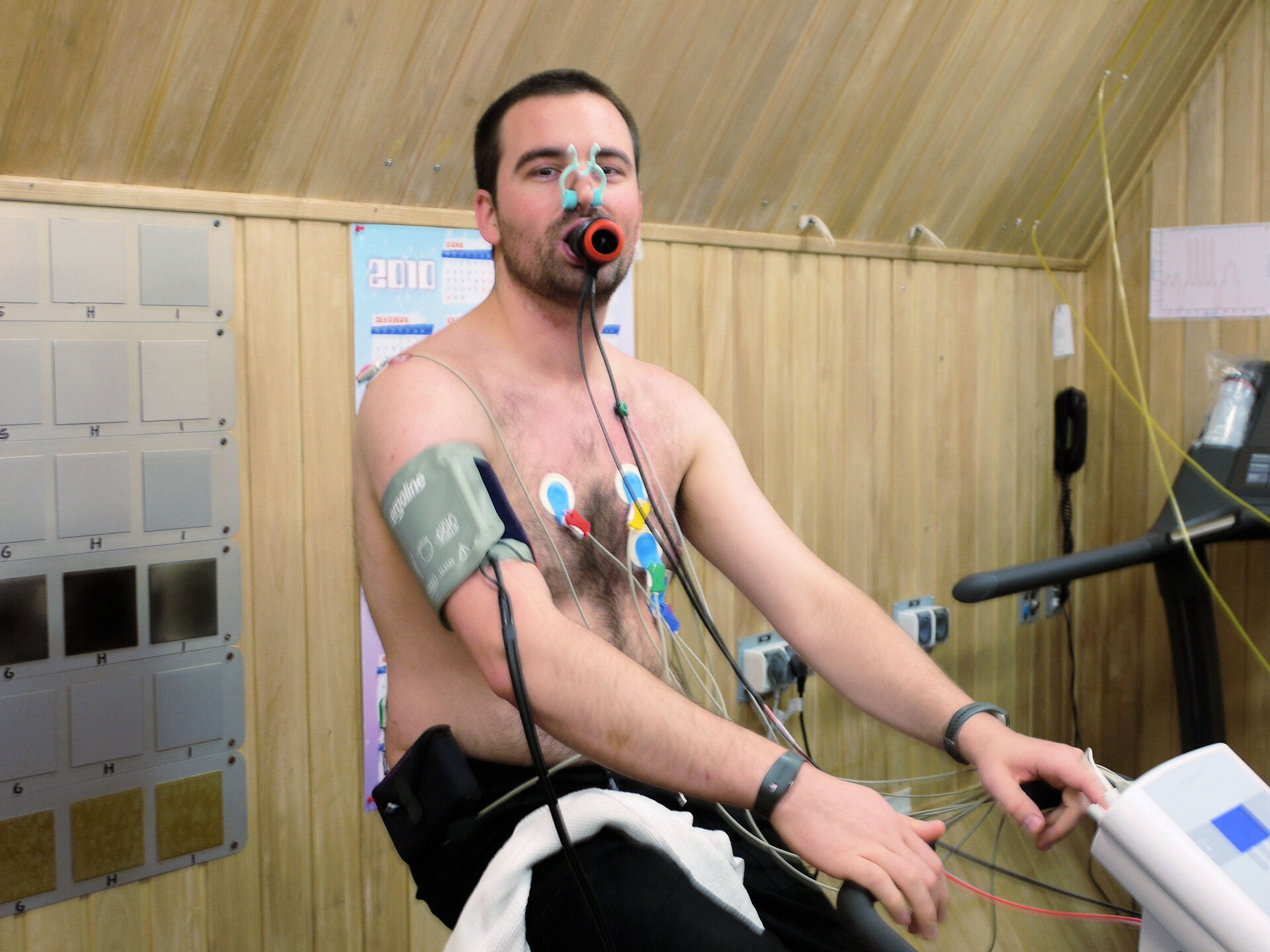 Romain as lab rabbit