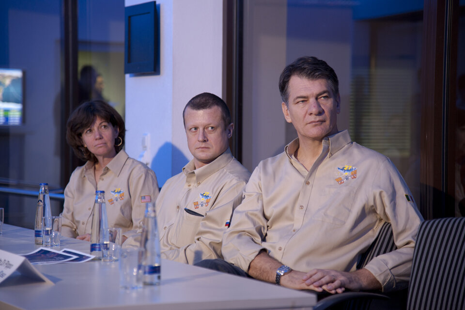 L'equipaggio della missione Exp. 27