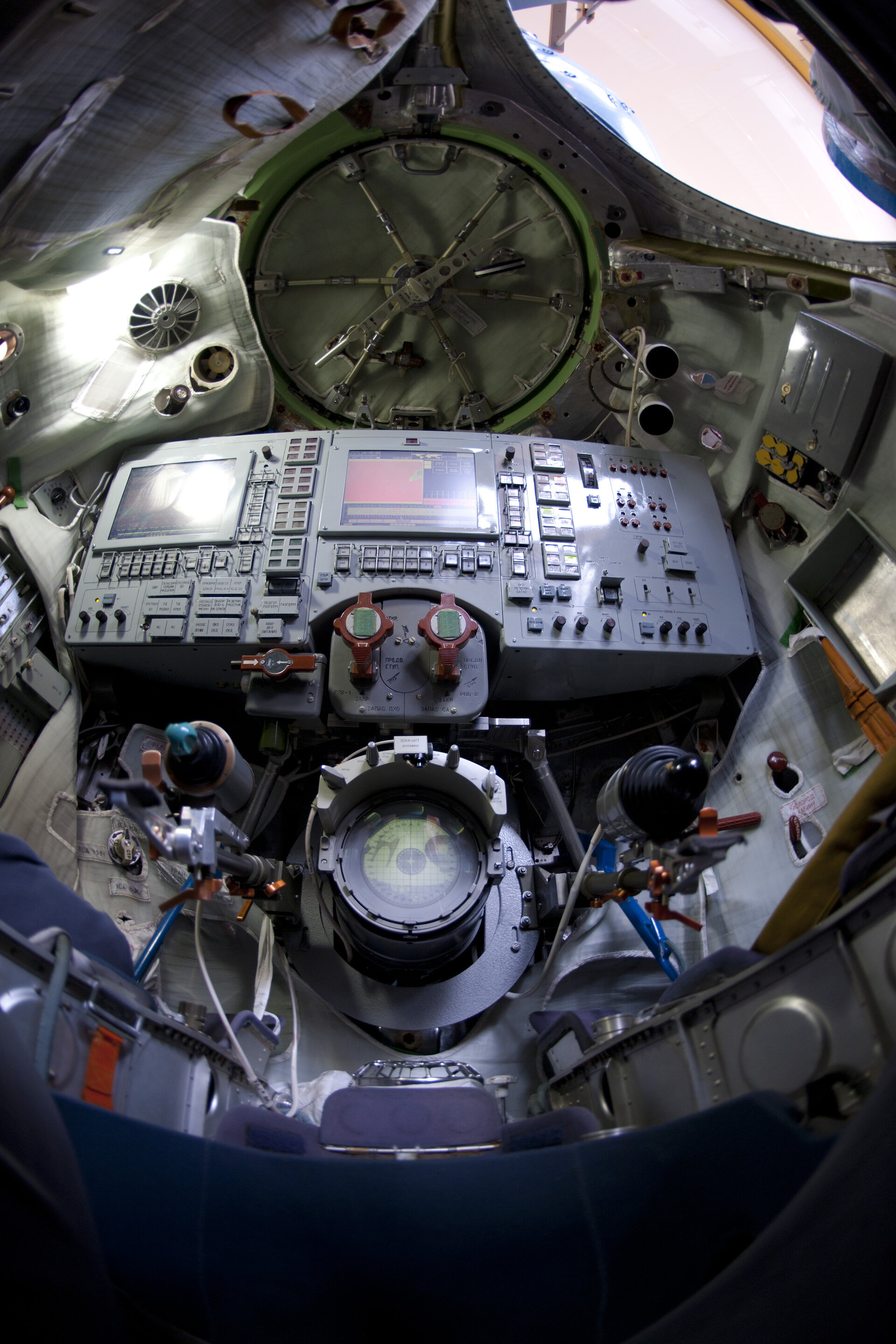Interior of a Soyuz TMA simulator