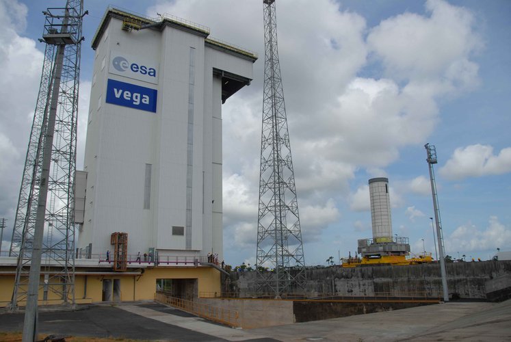 P80 arrives at Vega Launch Zone