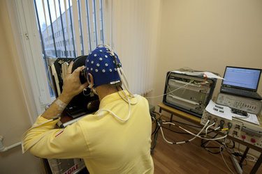 Paolo Nespoli in training for Neurospat experiment at Star City