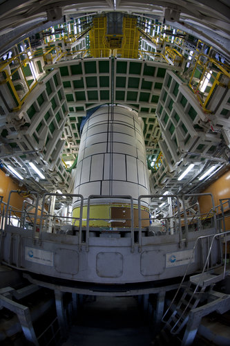 View of the P80 stage in the mobile gantry