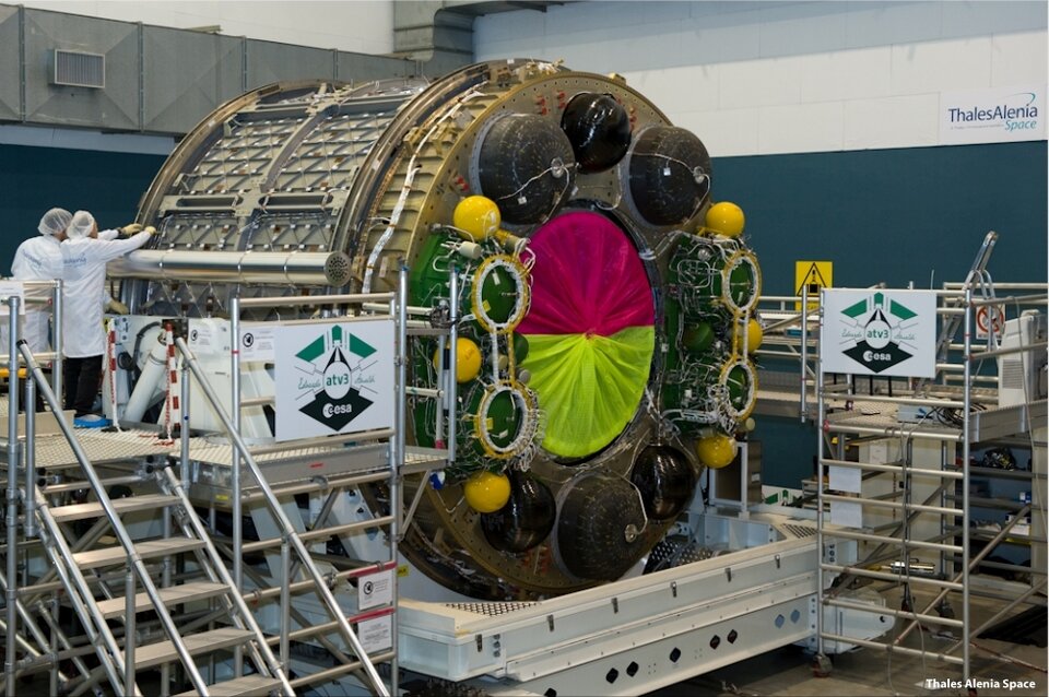 Frachtraum des ATV-3