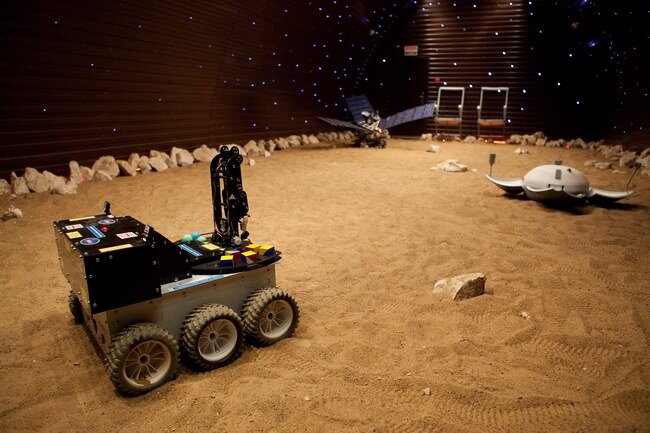 Simulátor povrchu planety Mars