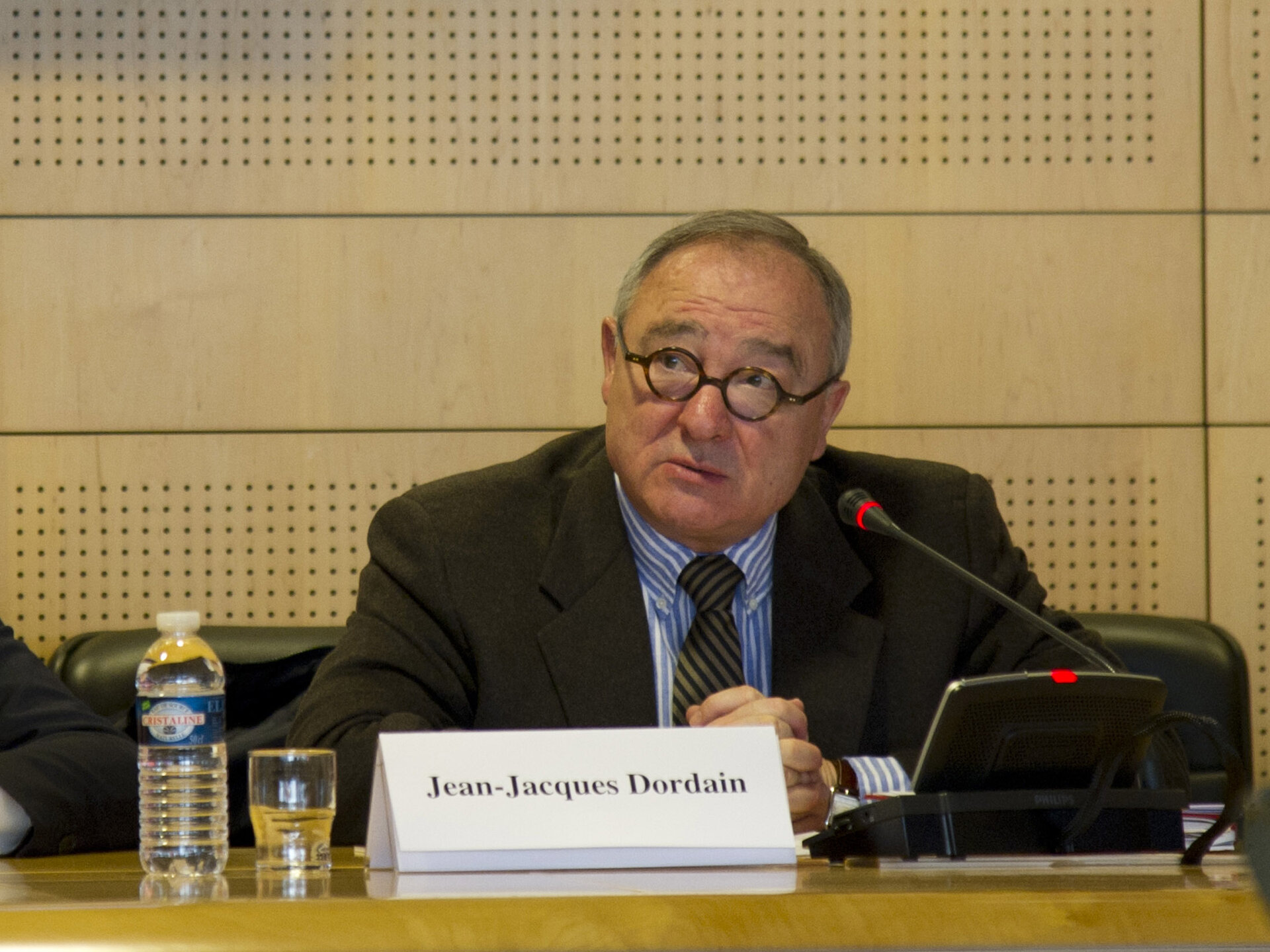 Jean-Jacques Dordain during press briefing