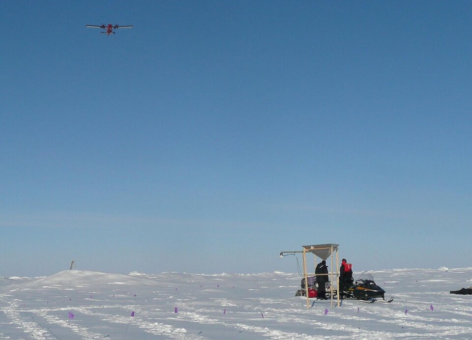 ASIRAS passing overhead