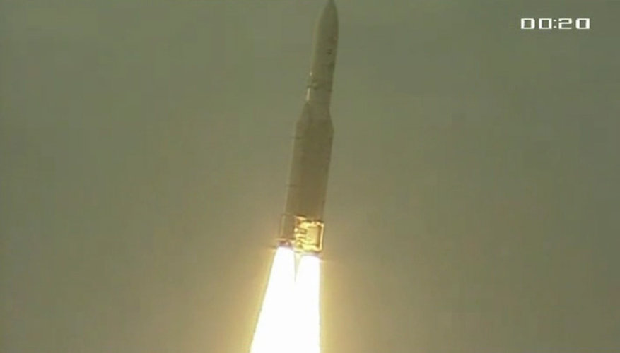 Ariane 5 flight VA202 liftoff