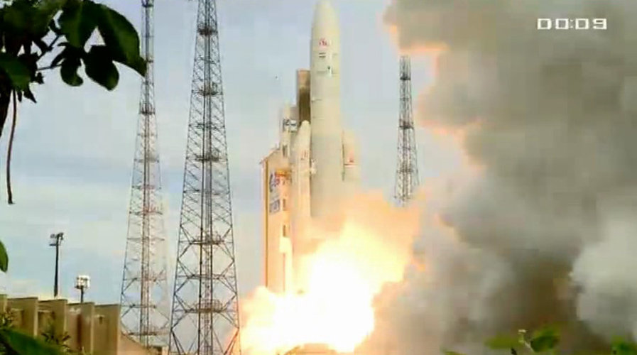 Ariane 5 flight VA202 liftoff