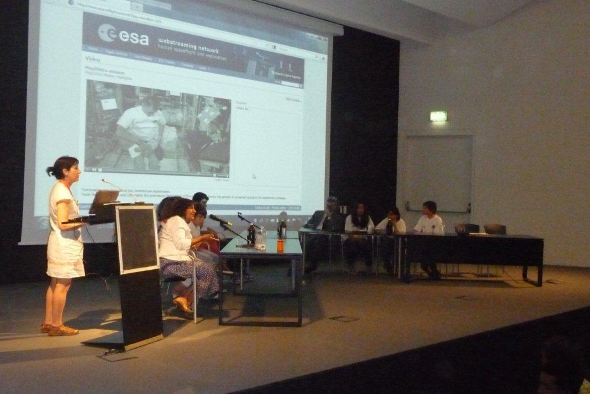 Greenhouse in Space closing event in Lisbon