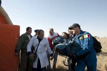 Paolo Nespoli back on Earth