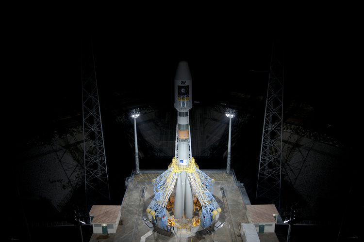 Soyuz VS01 on launch pad