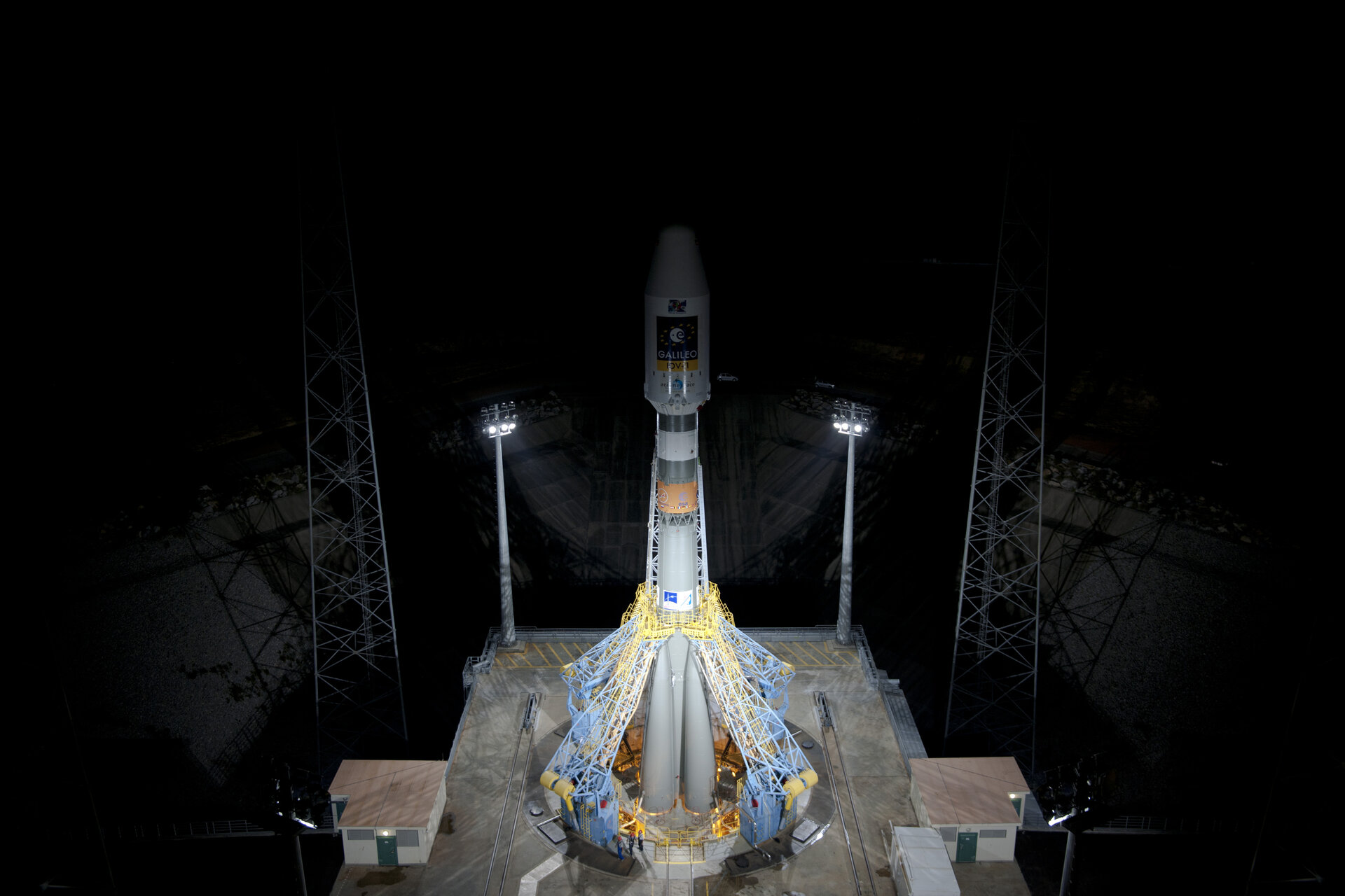 Soyuz VS01 on launch pad