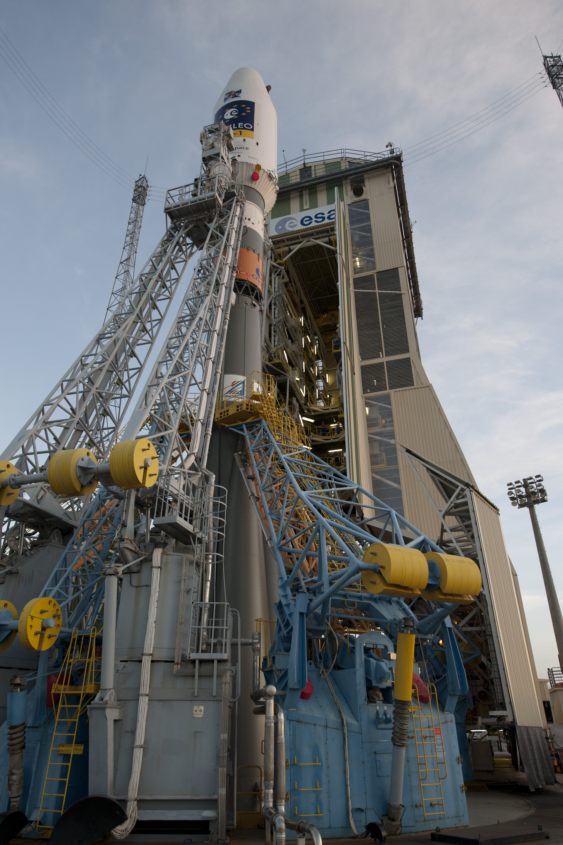 Soyuz VS01 on launch pad