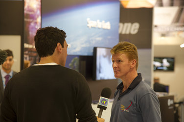 Careers Day with ESA astronaut Tim Peake, Farnborough airshow, 11 July 2012