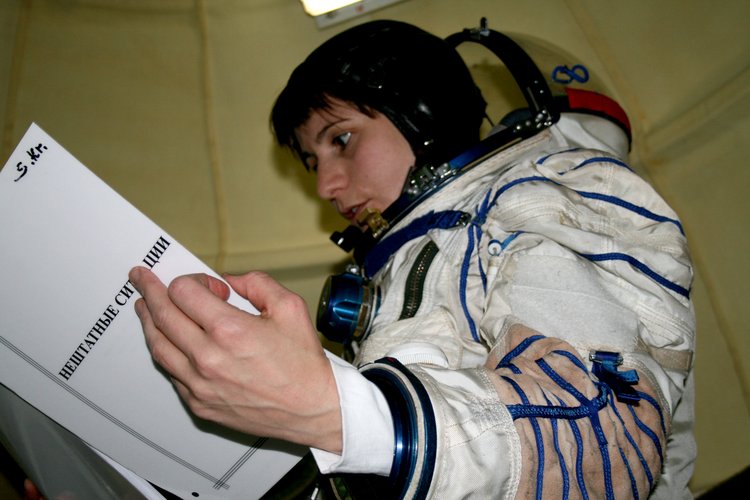 Samantha Cristoforetti Soyuz training at GCTC