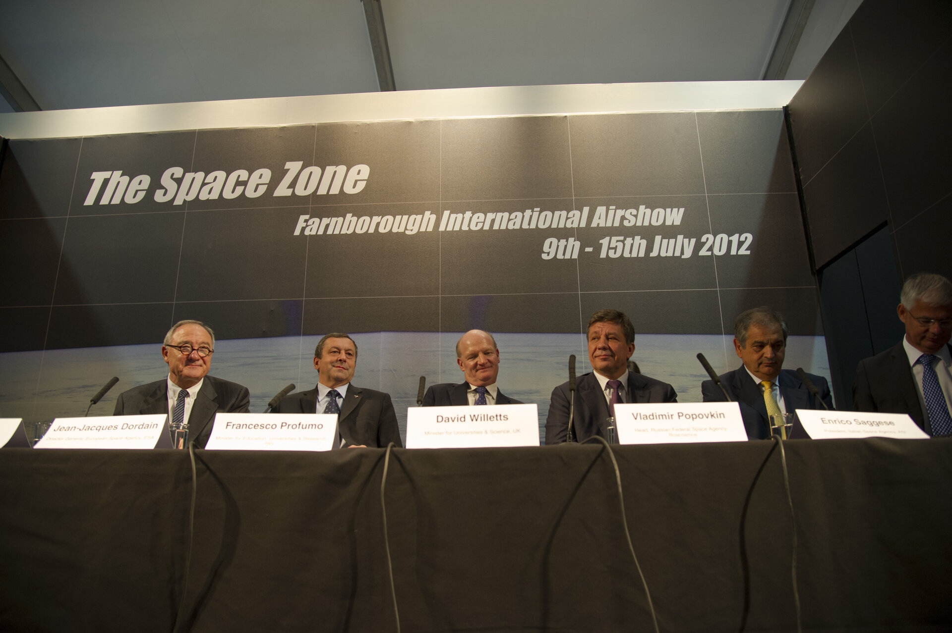 Space Day Conference, Farnborough airshow, 10 July 2012