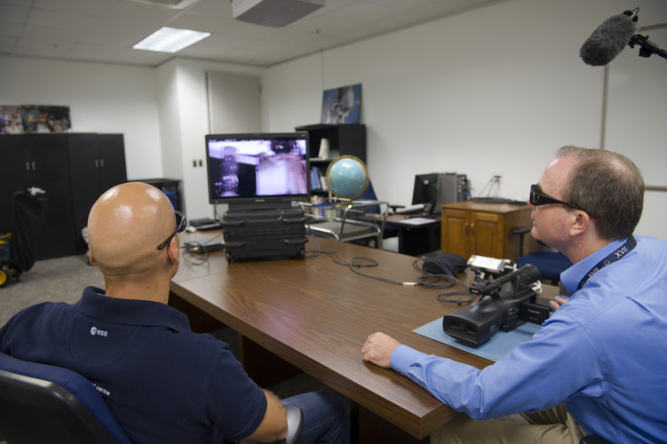 Luca training at NASA