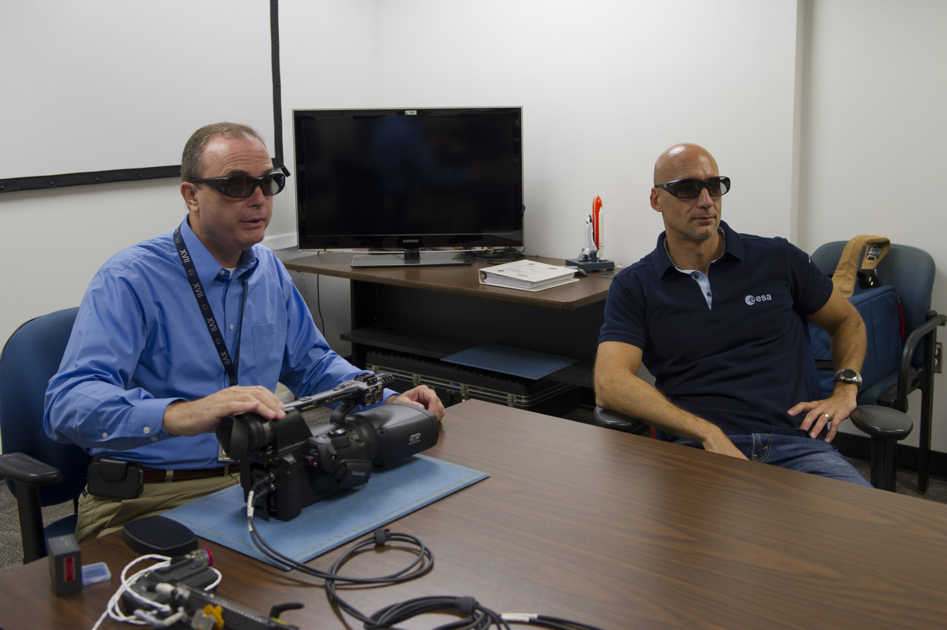 Luca training at NASA
