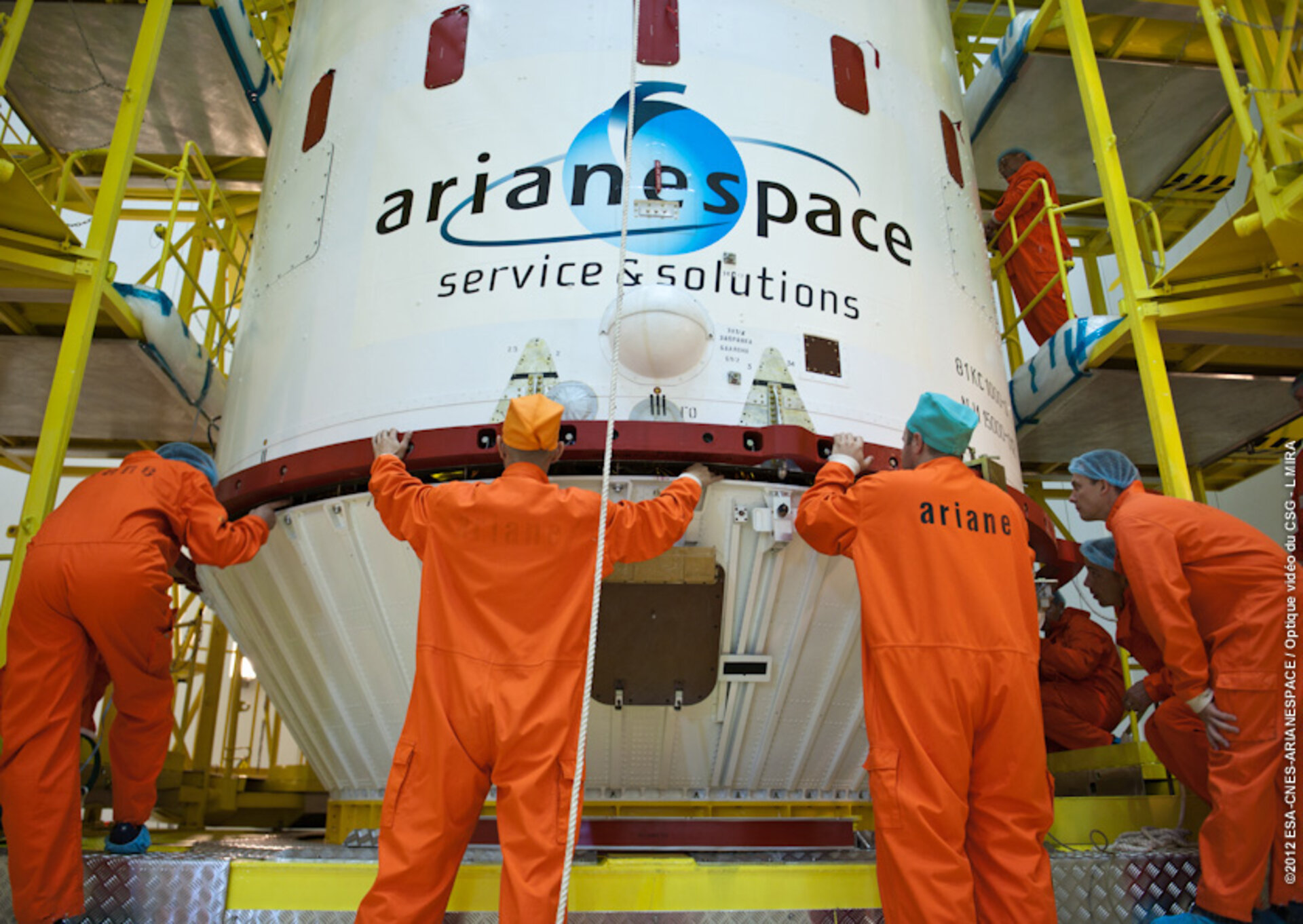 Galileo integrated onto Soyuz