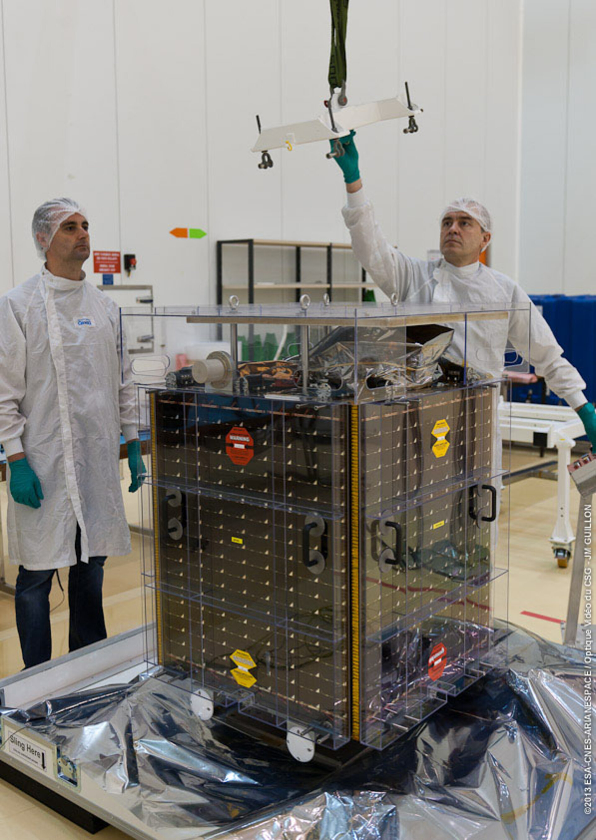 Proba-V in the cleanroom at CSG