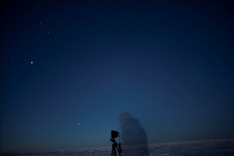 A long exposure to the cold