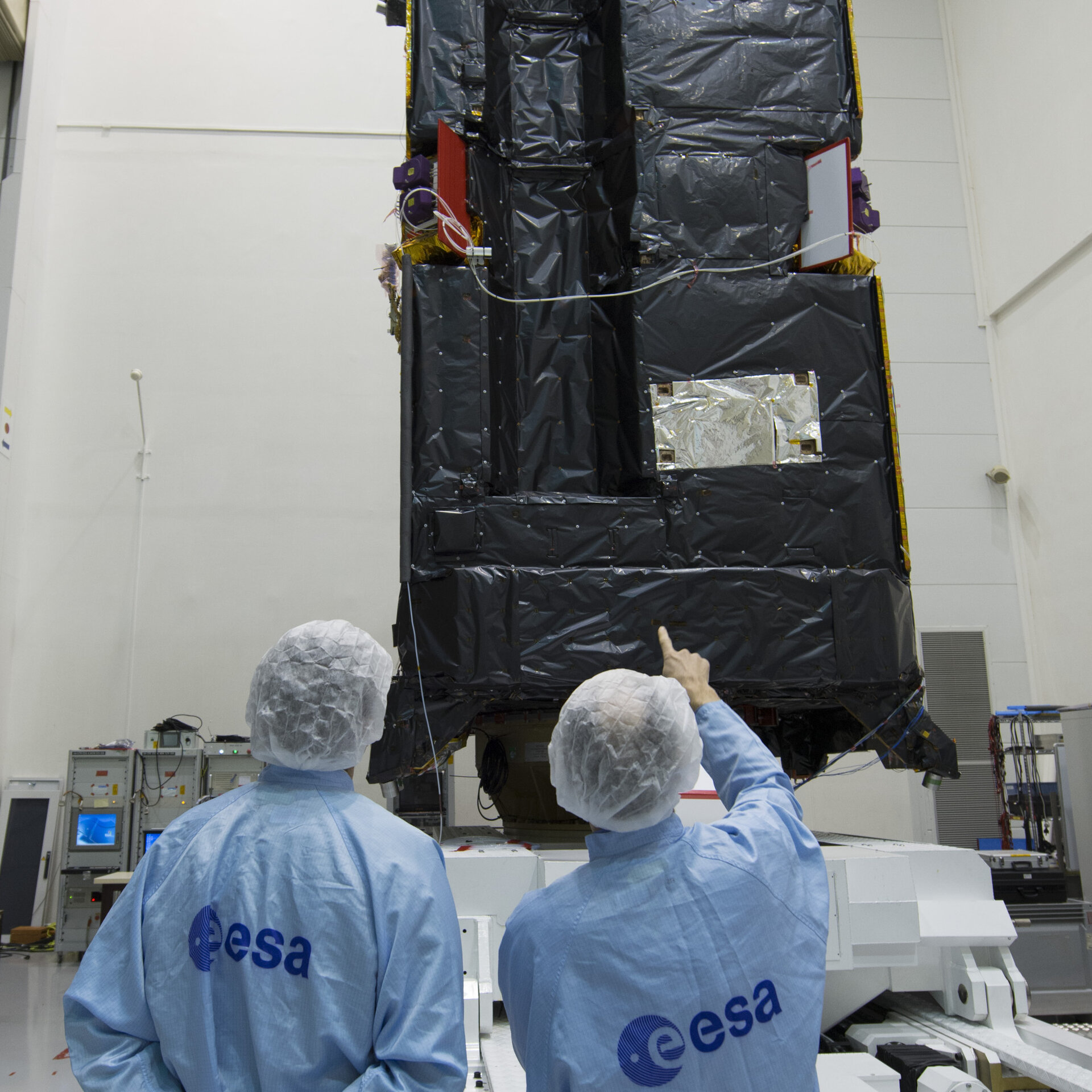 Alphasat satellite at Intespace