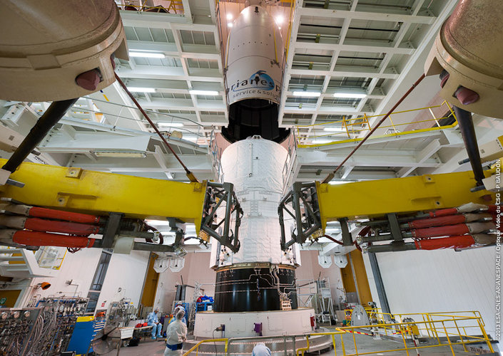 ATV-4 fully integrated for launch