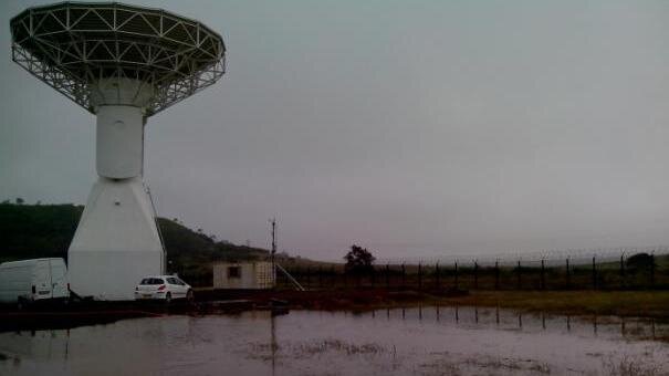 Ground station after the rain
