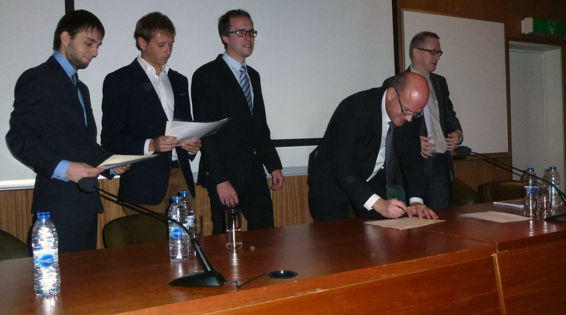 Signature of the Belgian Trainee charters