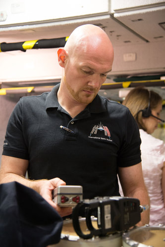 Alexander Gerst during training