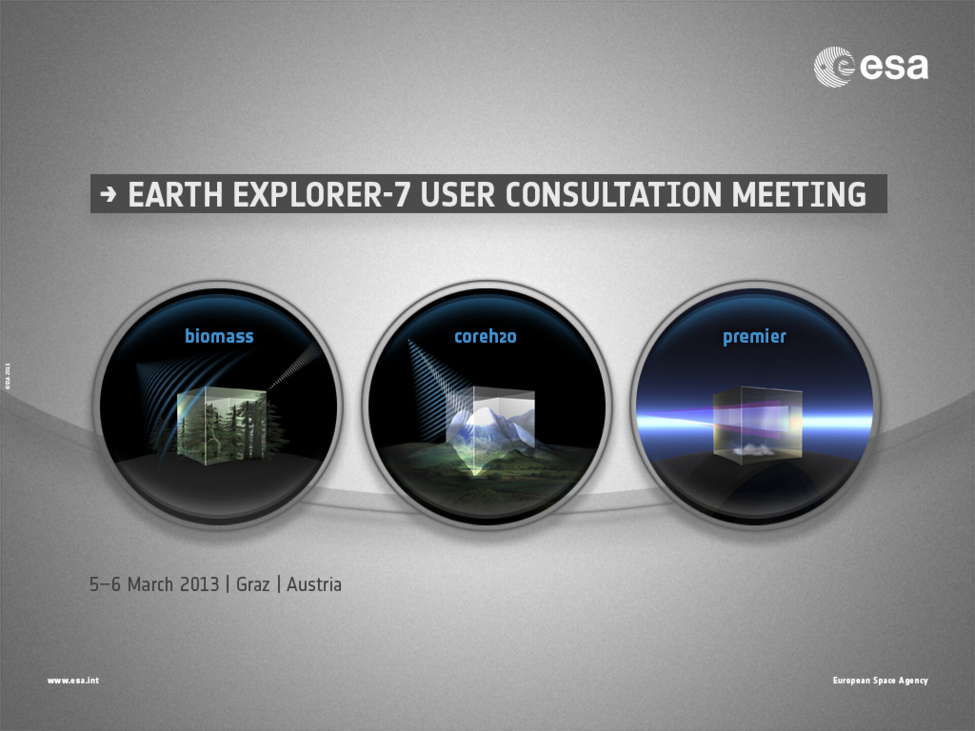 Earth Explorer 7 User Consulatation Meeting