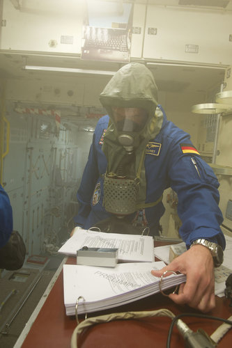 Alexander during training